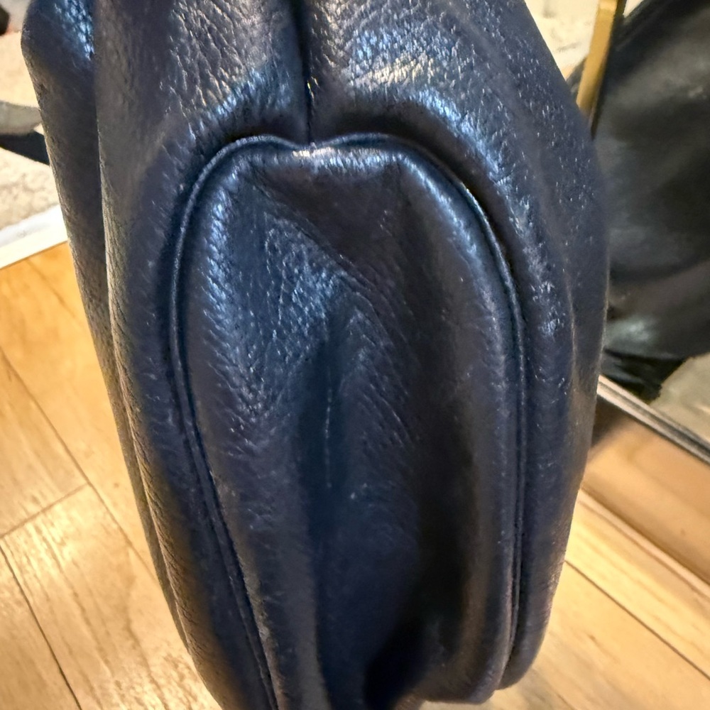 Dior Classic Blue Leather Shoulder Bag - Picture 9 of 13